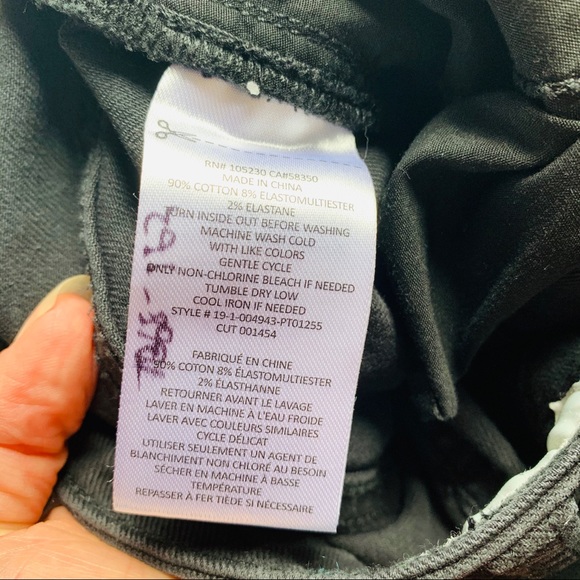 JOIE Eilena Wide High Rise Flared Black Jeans - Picture 9 of 10